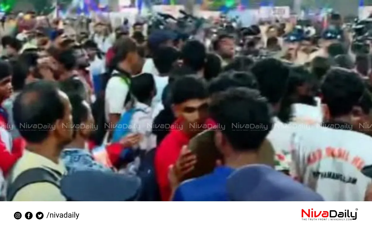 Kerala school sports fair protest