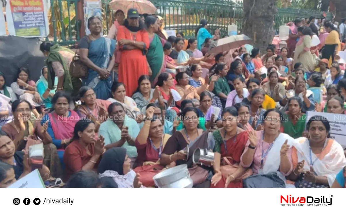 Asha workers strike