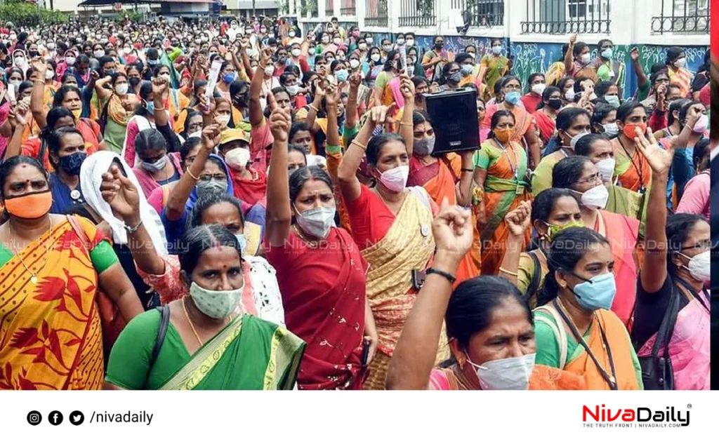 ASHA workers strike