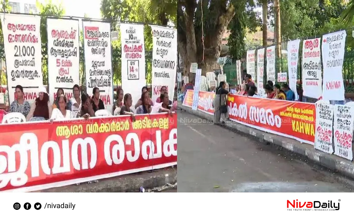 Asha Workers Protest