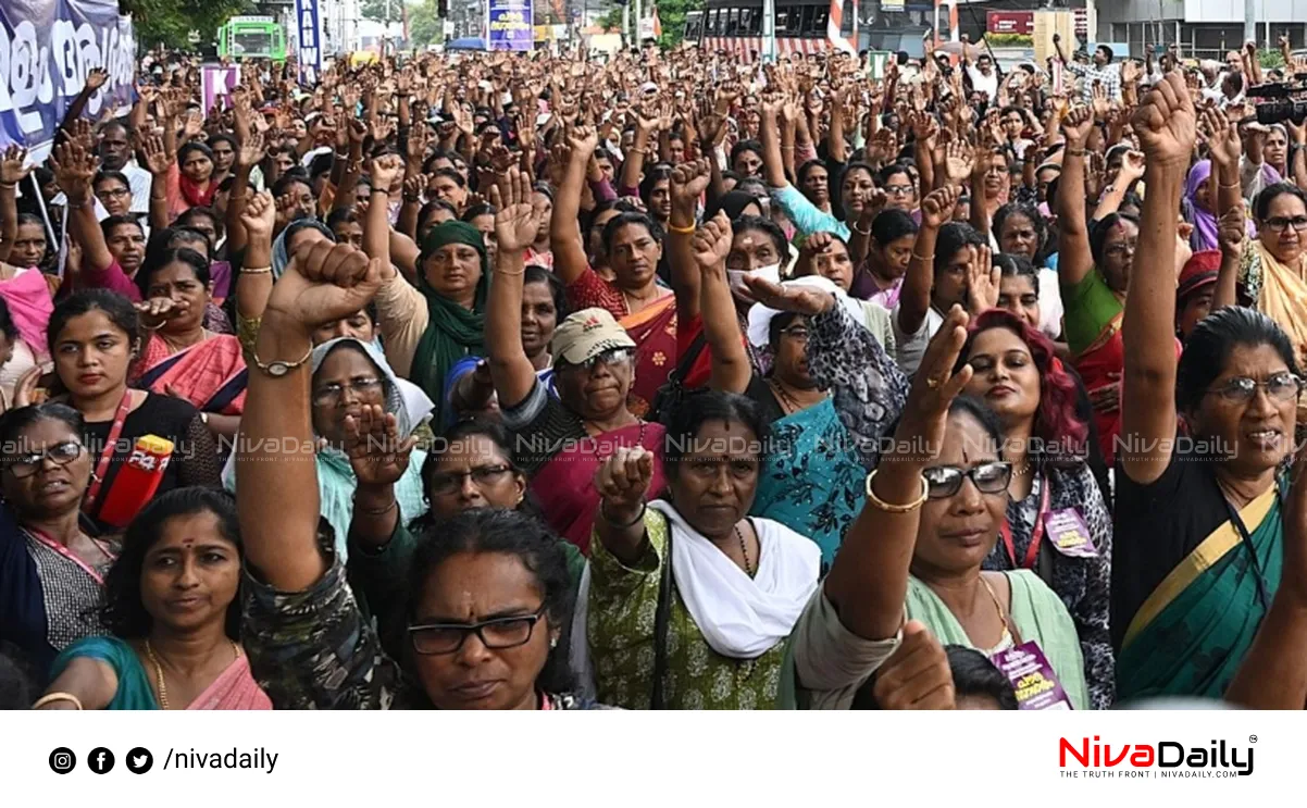 ASHA workers strike