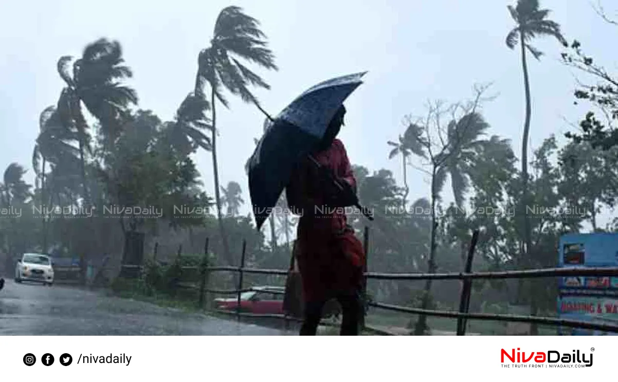 Kerala monsoon rainfall