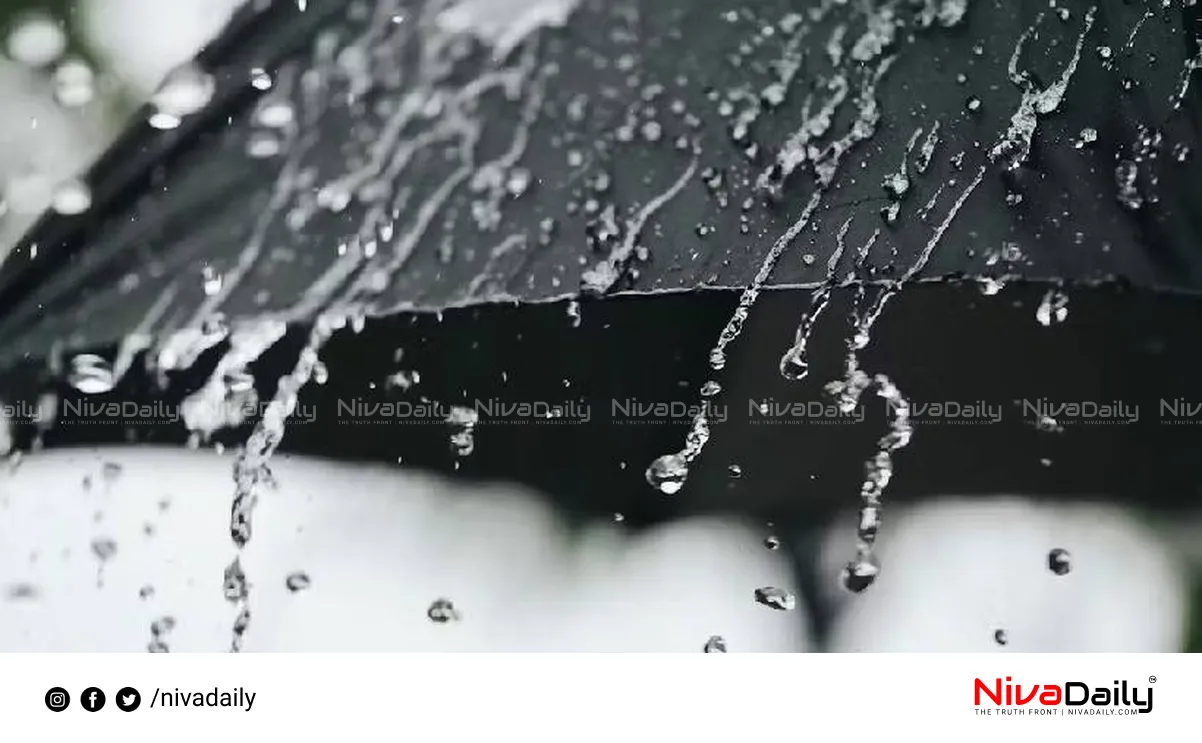Kerala monsoon rainfall