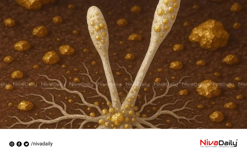 Gold dissolving fungus