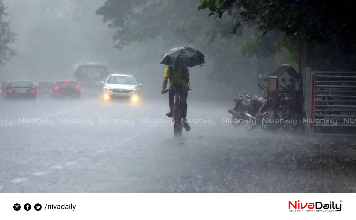 Kerala monsoon rainfall