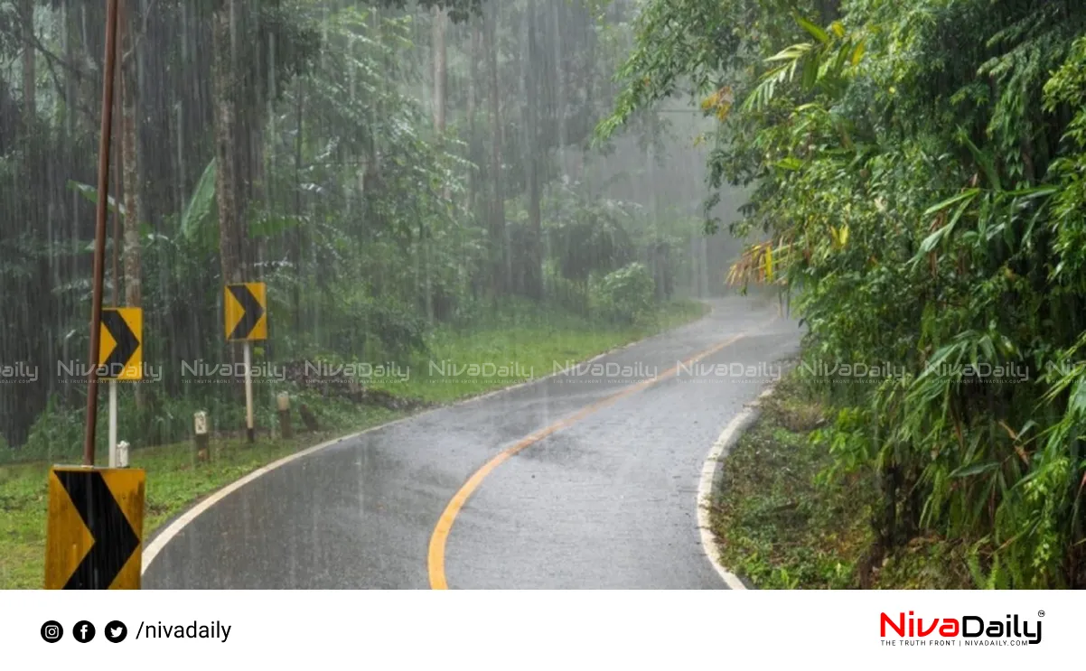 Kerala monsoon rainfall