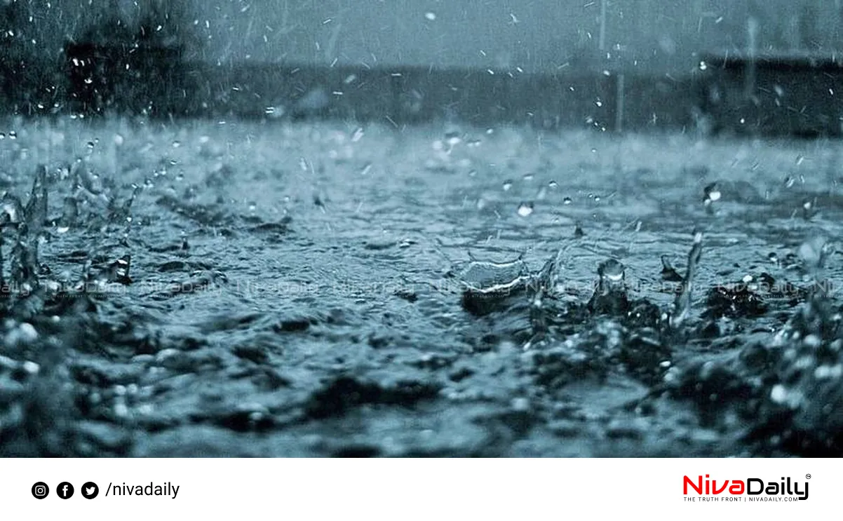 Kerala monsoon rainfall
