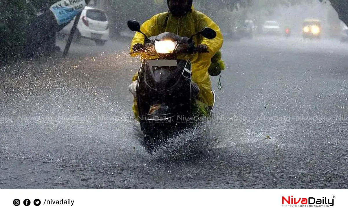 Kerala monsoon rainfall