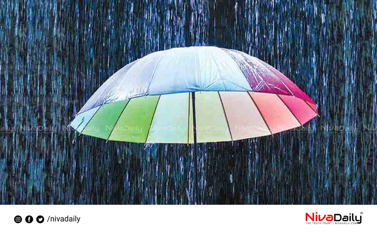 Kerala monsoon rainfall