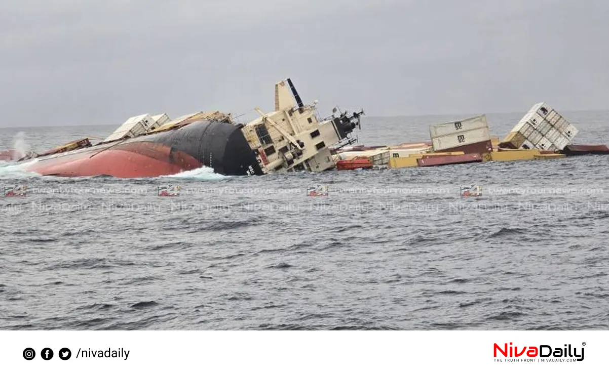 ship accident kochi