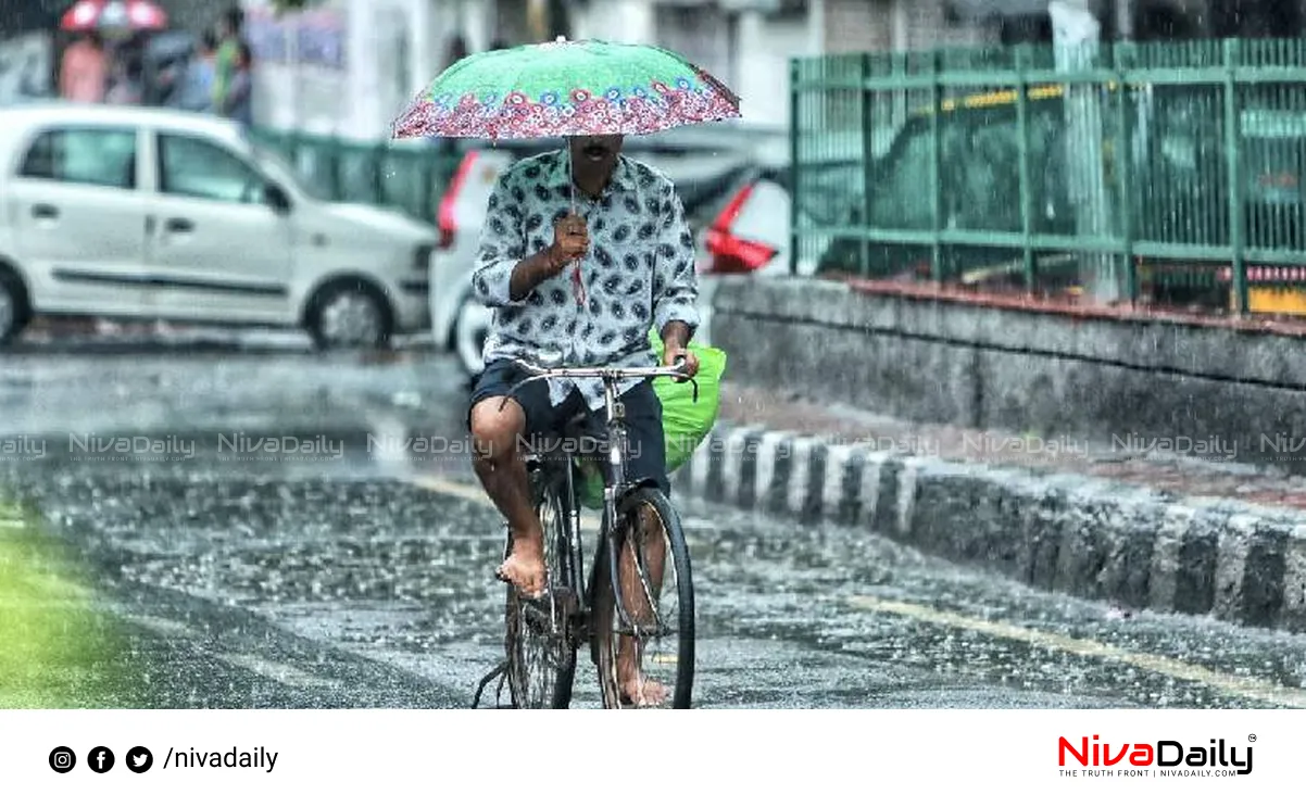 Kerala monsoon rainfall