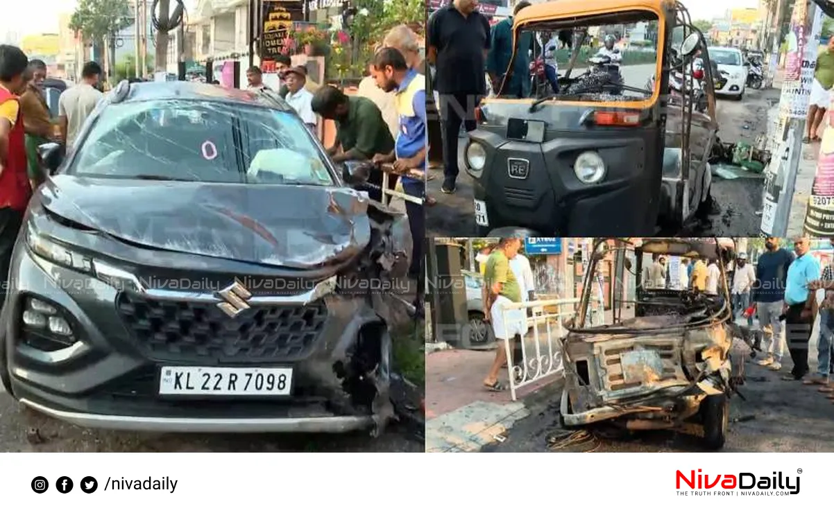 Thiruvananthapuram car accident