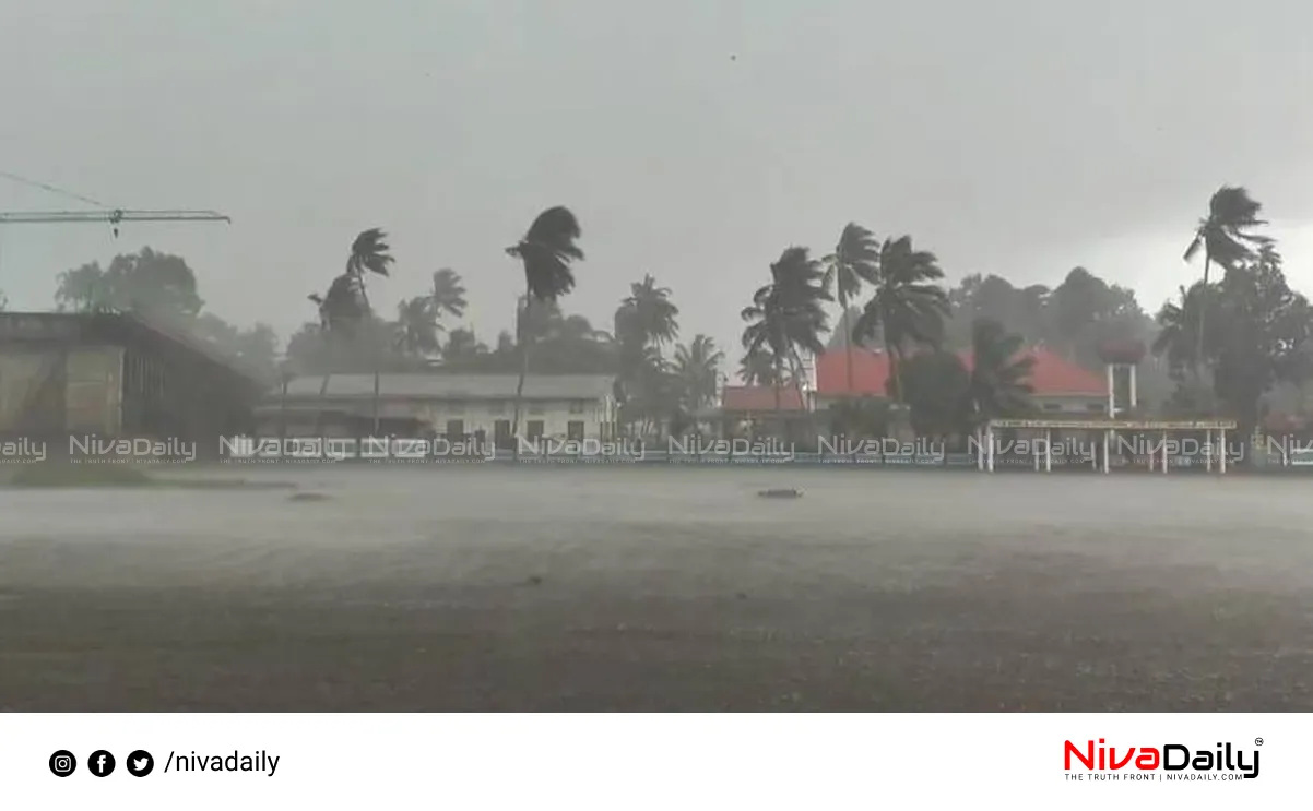 Kerala monsoon rainfall