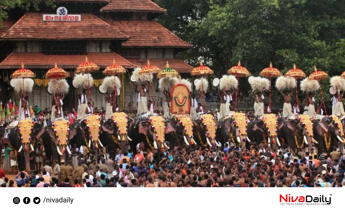 Thrissur Pooram elephant shortage