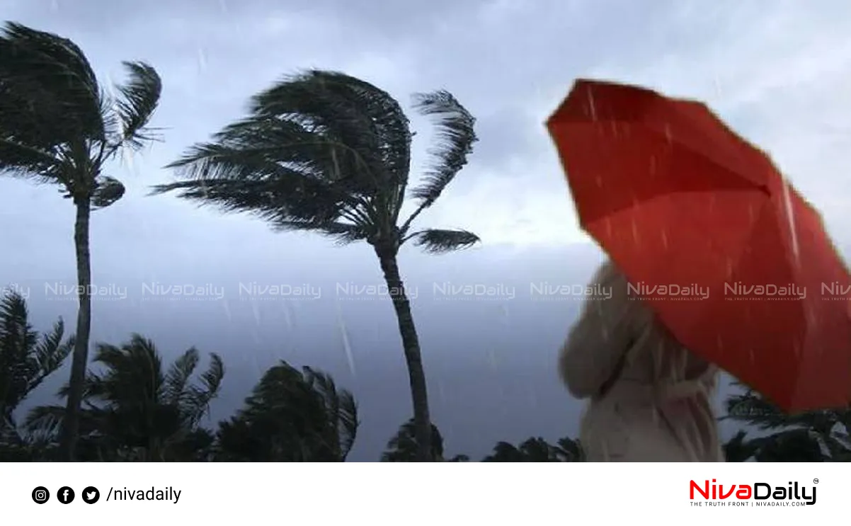 Kerala monsoon rainfall