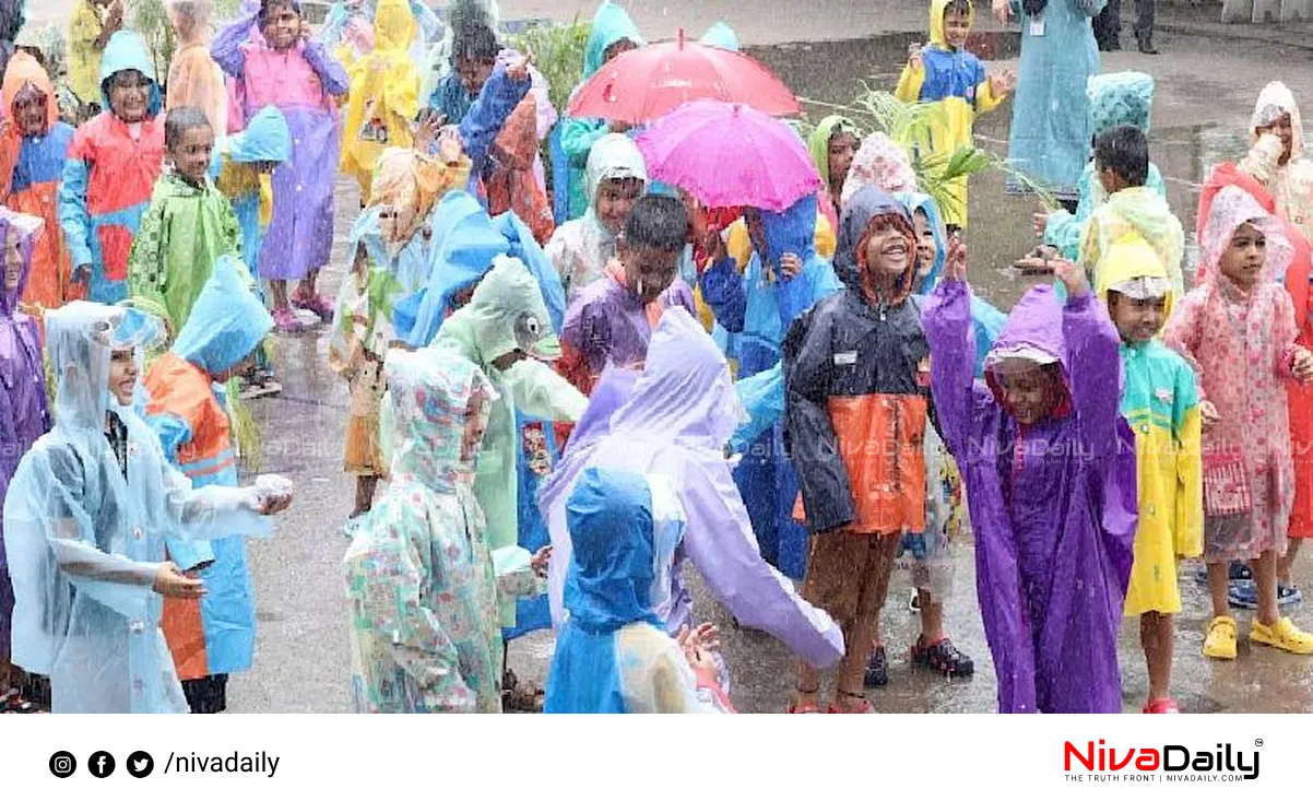 Kerala monsoon rainfall