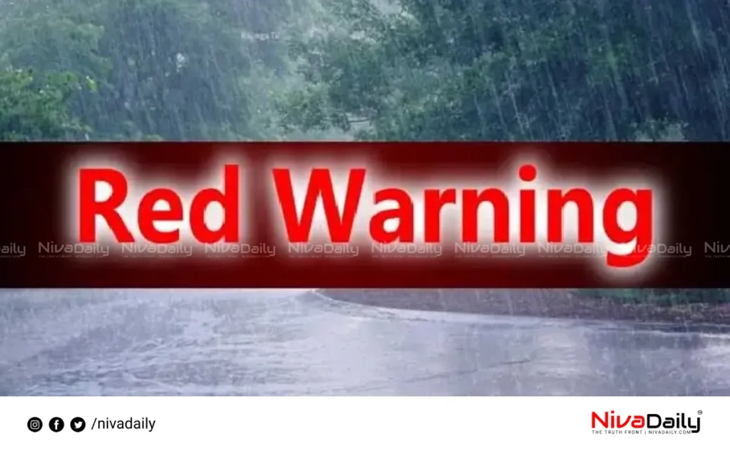Kerala monsoon rainfall