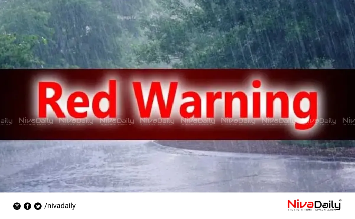 Kerala monsoon rainfall