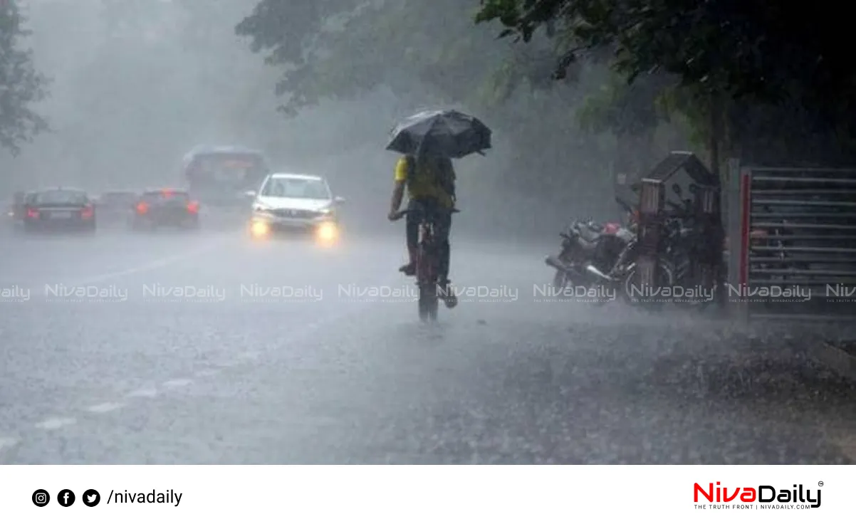 Kerala monsoon rainfall
