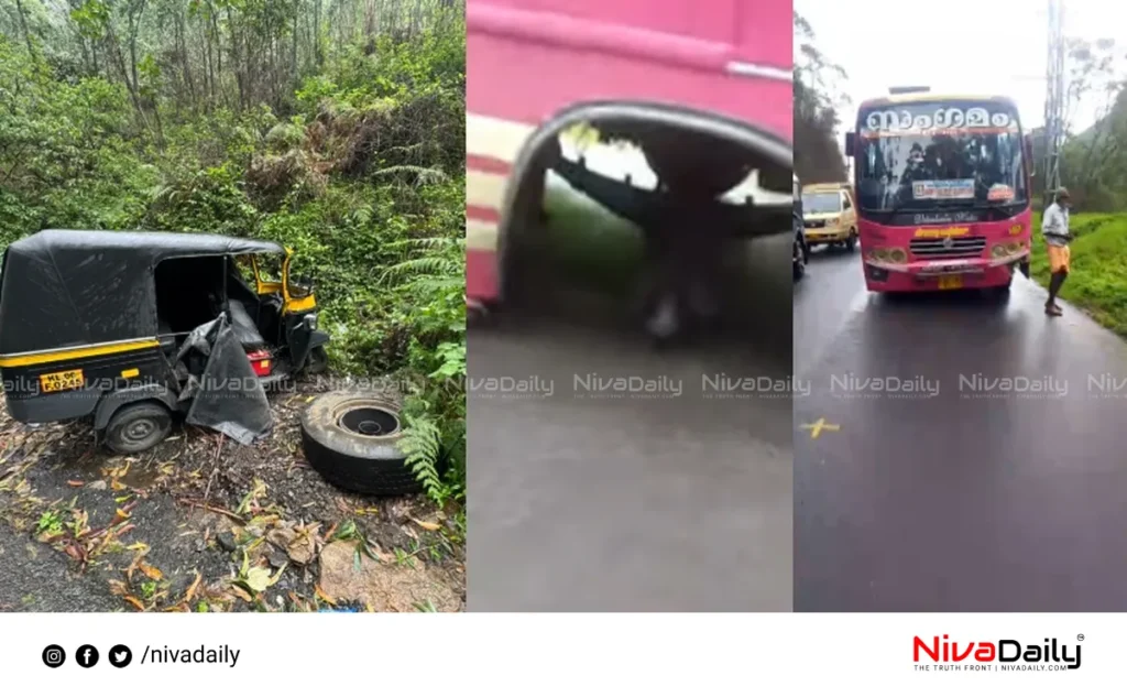 bus tire burst