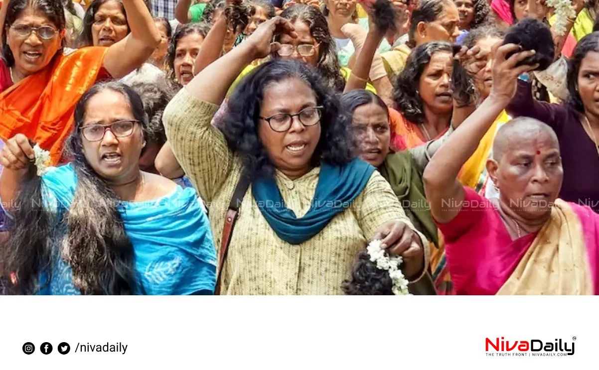 Asha workers strike