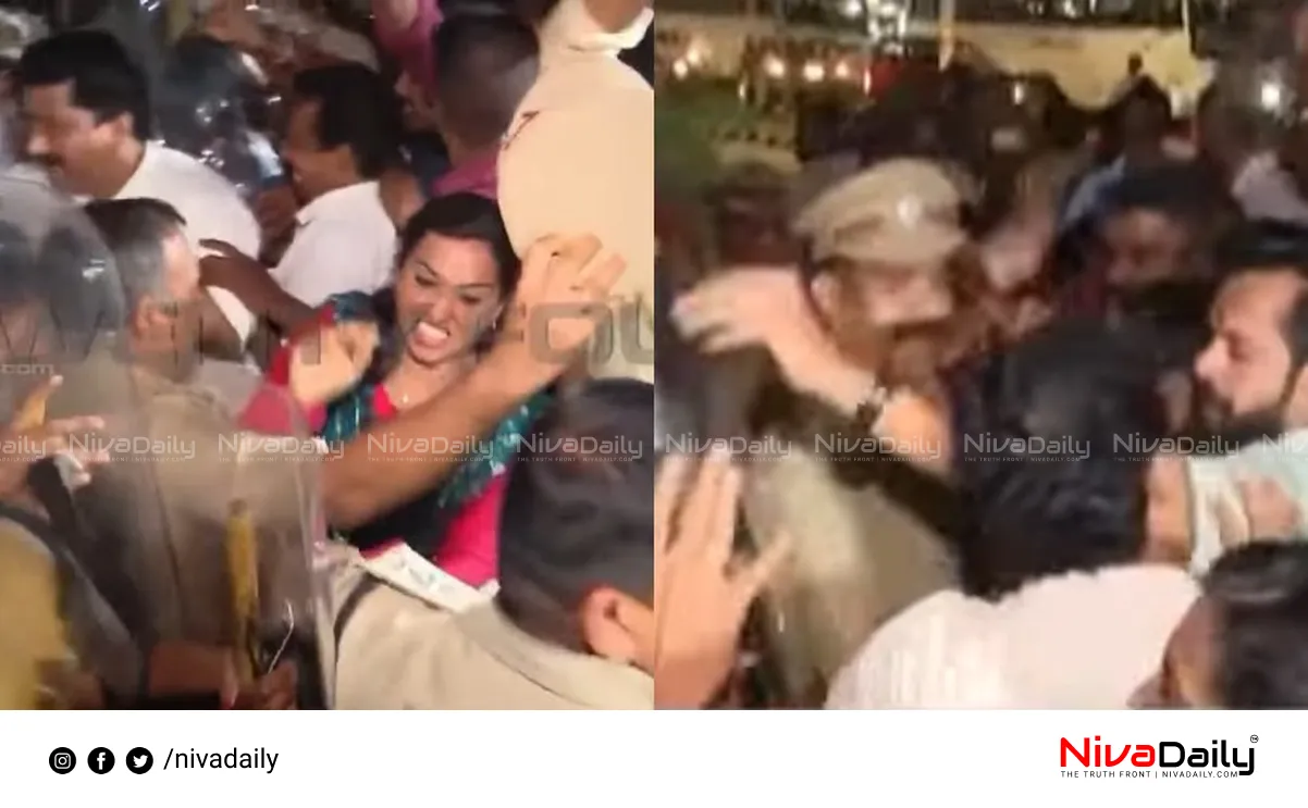 BJP SFI clash