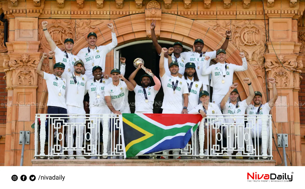 South Africa cricket victory