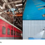 railway drone cleaning