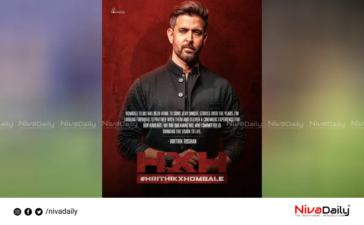 Hrithik Roshan Hombale Films