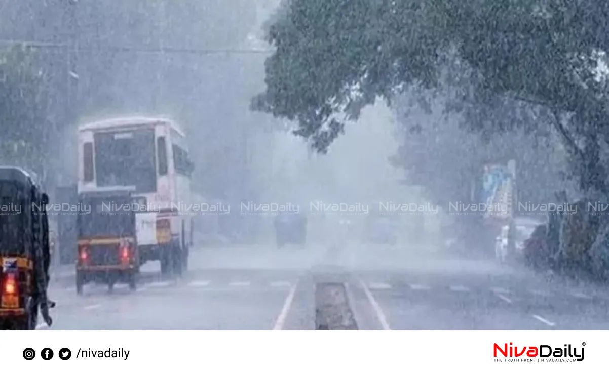 Kerala monsoon rainfall