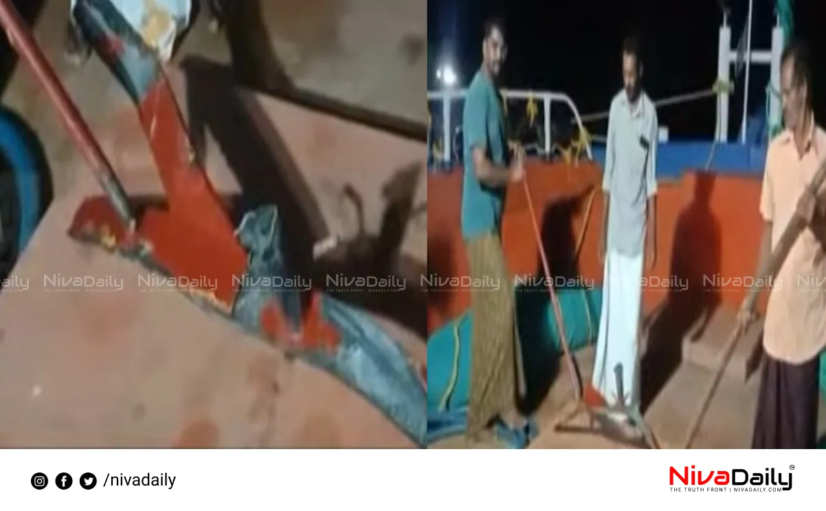 Kochi ship accident