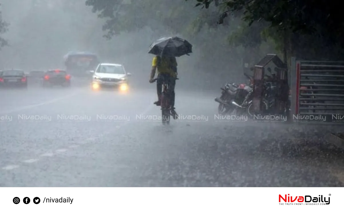 Kerala monsoon rainfall