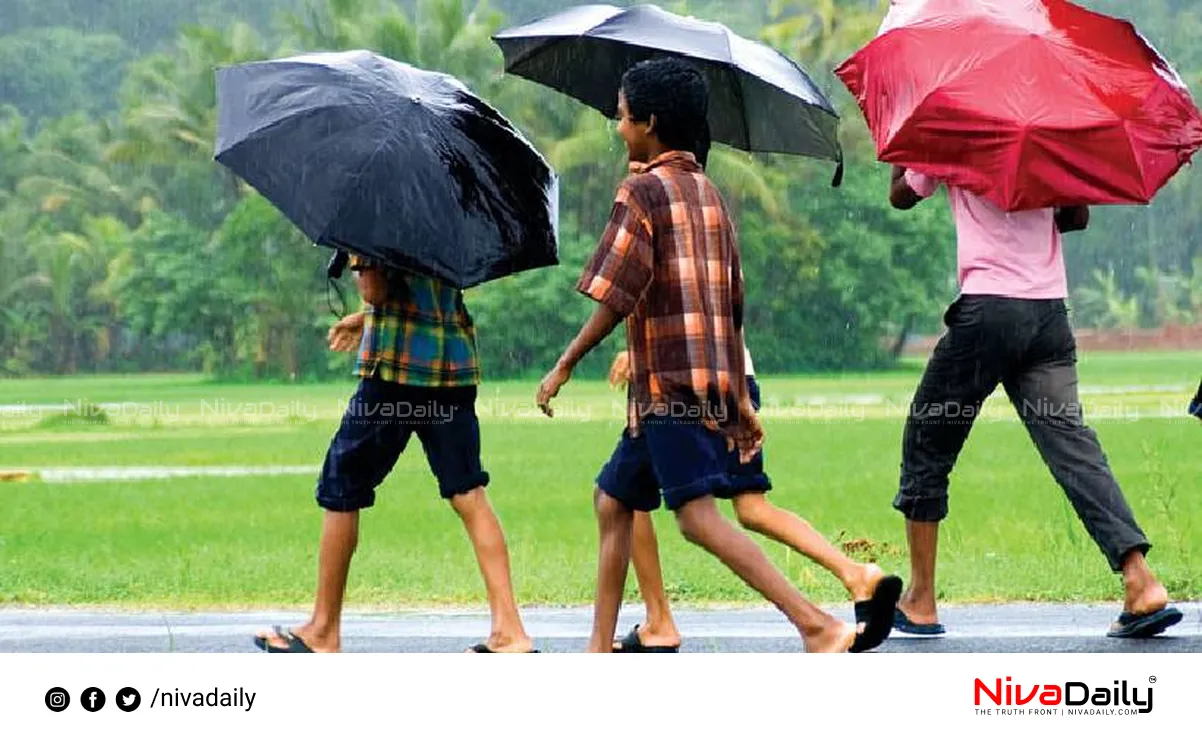 Kerala monsoon rainfall