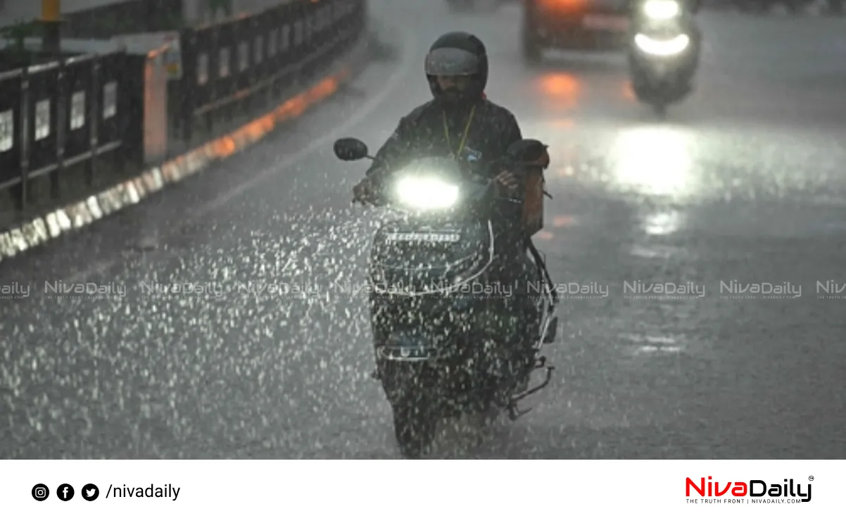 Kerala monsoon rainfall
