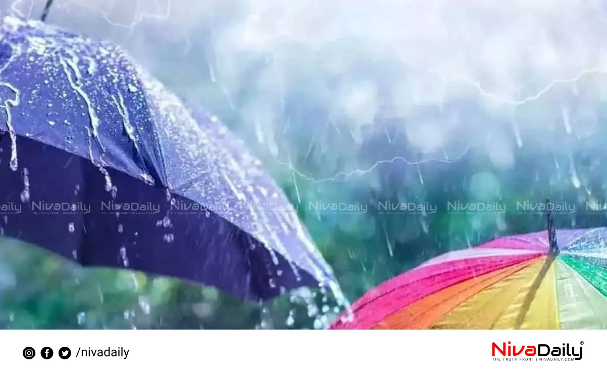 Kerala monsoon rainfall