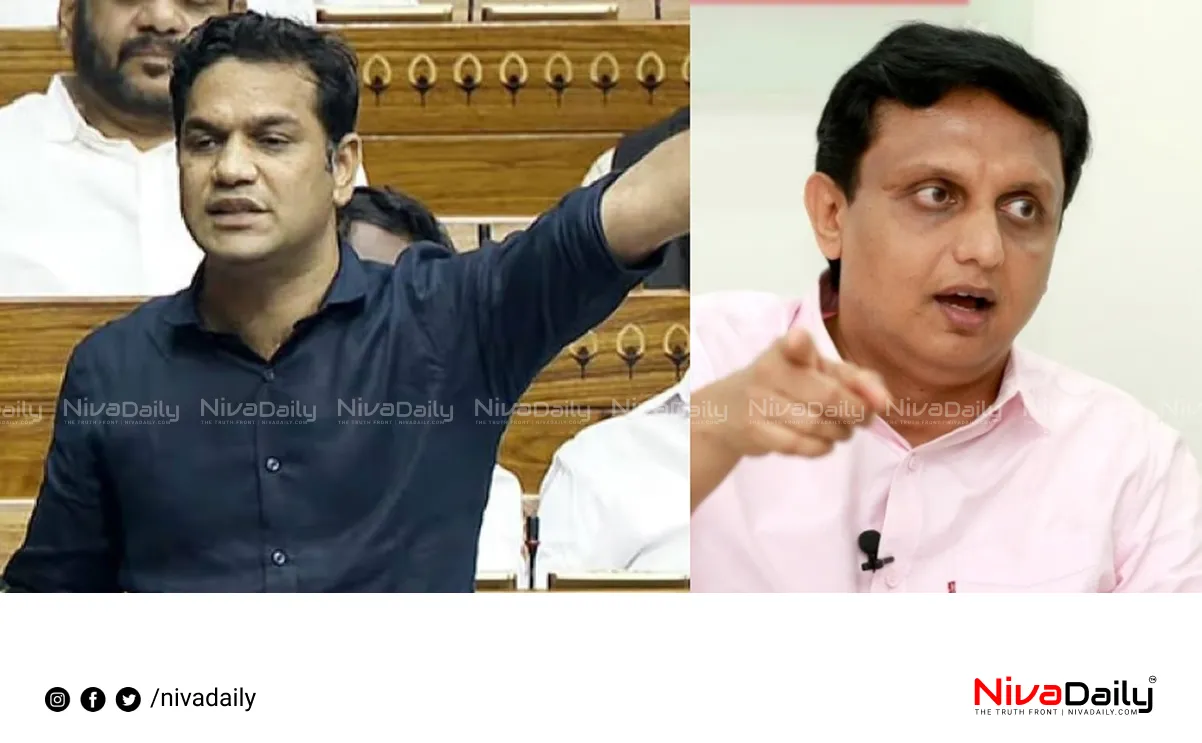 Hibi Eden against Riyas