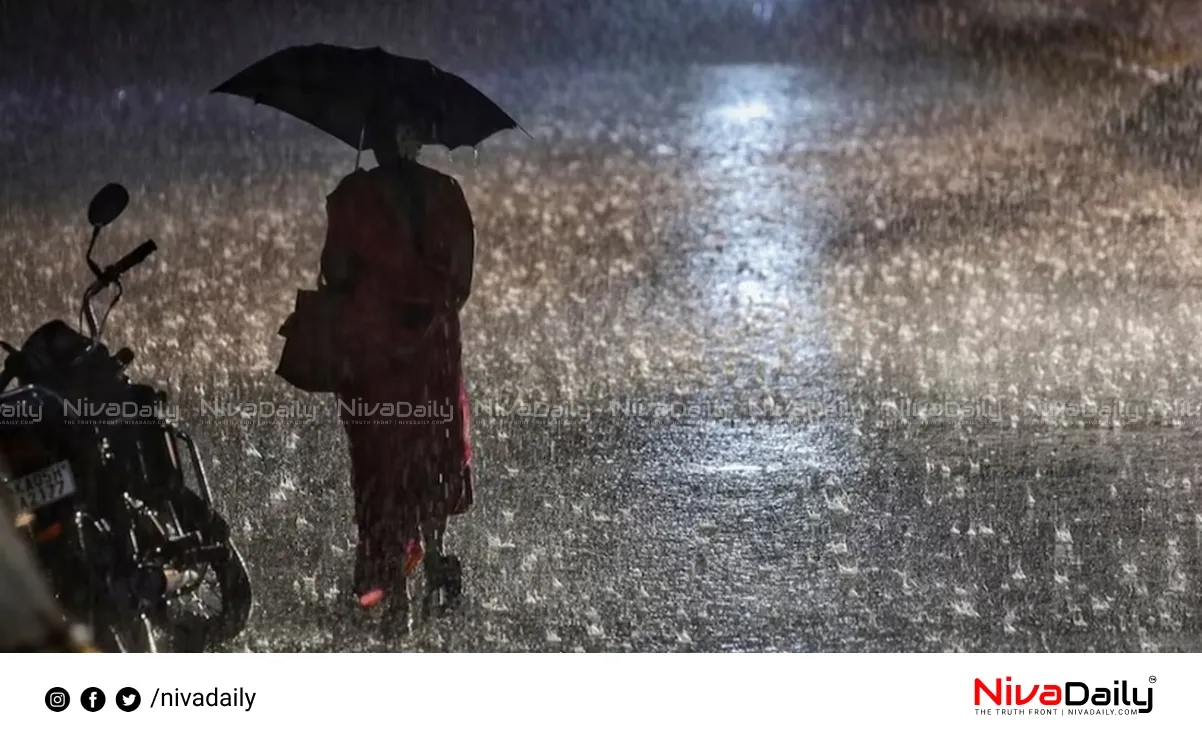 Kerala monsoon rainfall