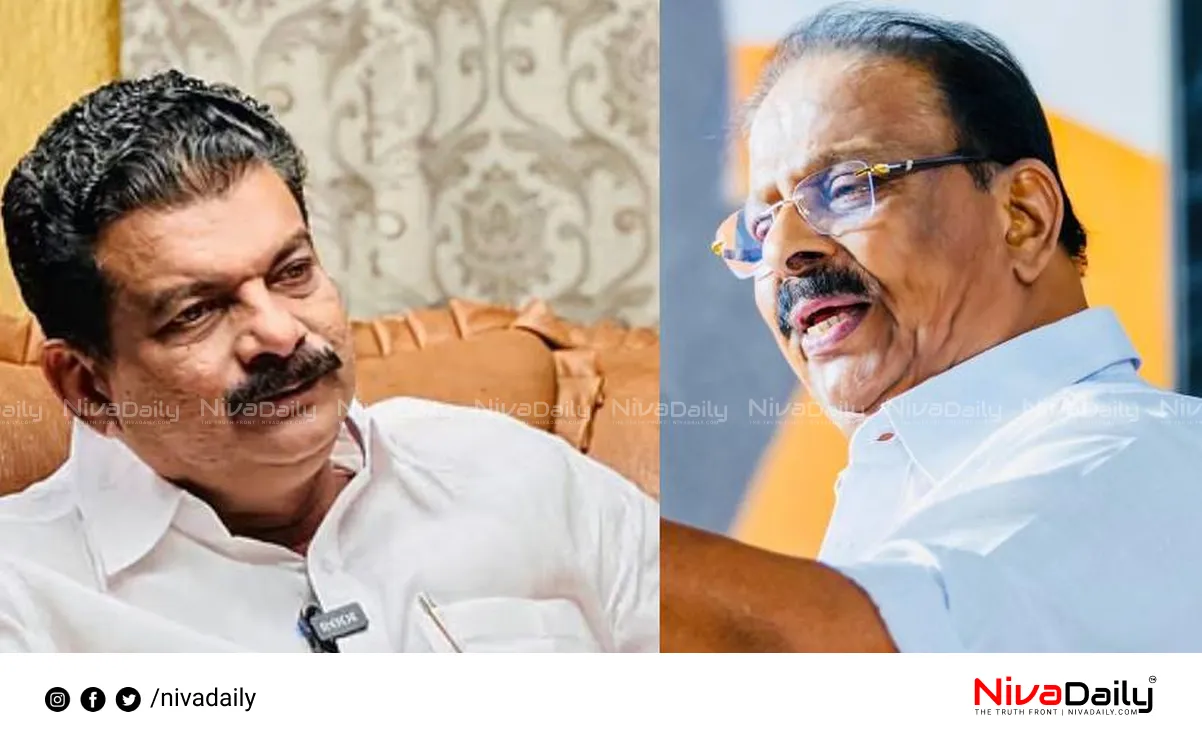 K Sudhakaran supports