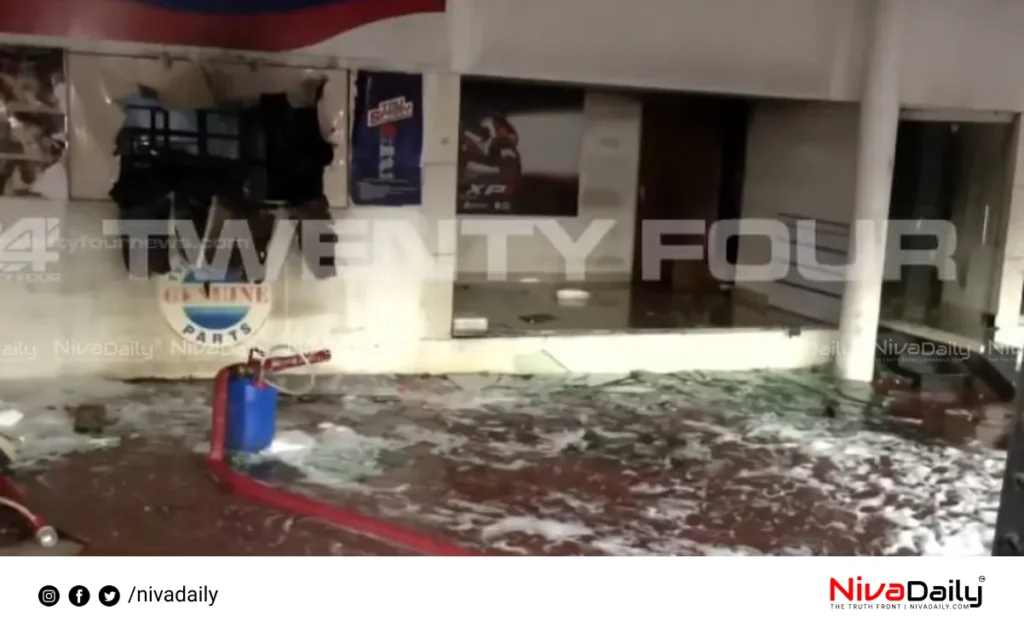 TVS Showroom fire