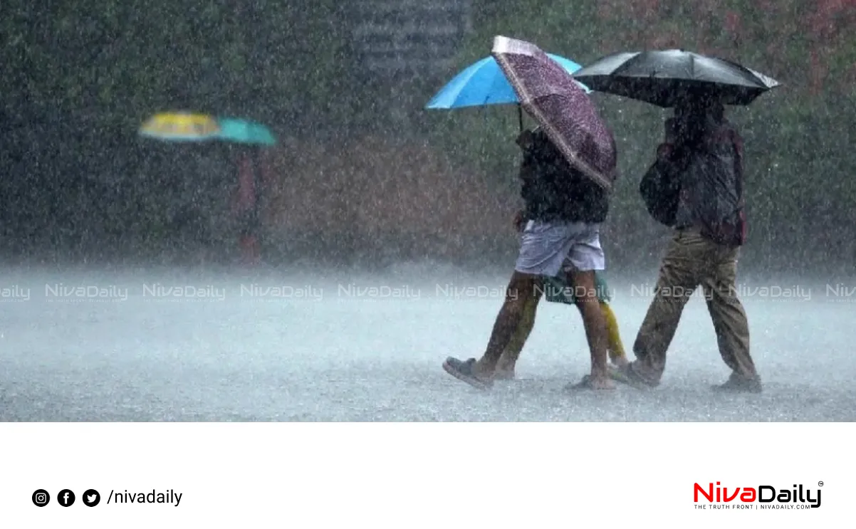 Kerala monsoon rainfall