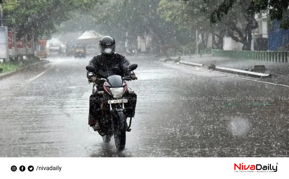 Kerala monsoon rainfall