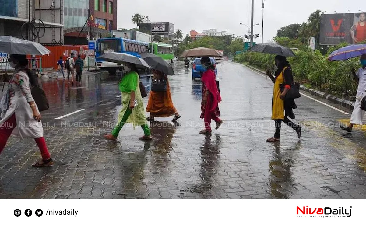 Kerala monsoon rainfall