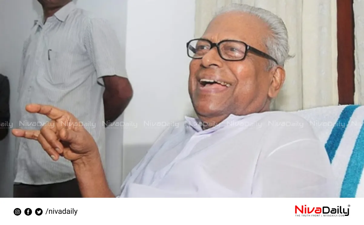 VS Achuthanandan health