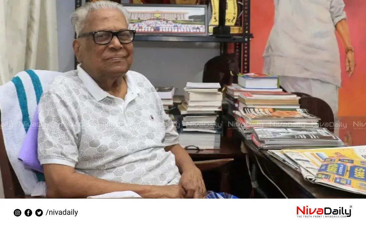 VS Achuthanandan health
