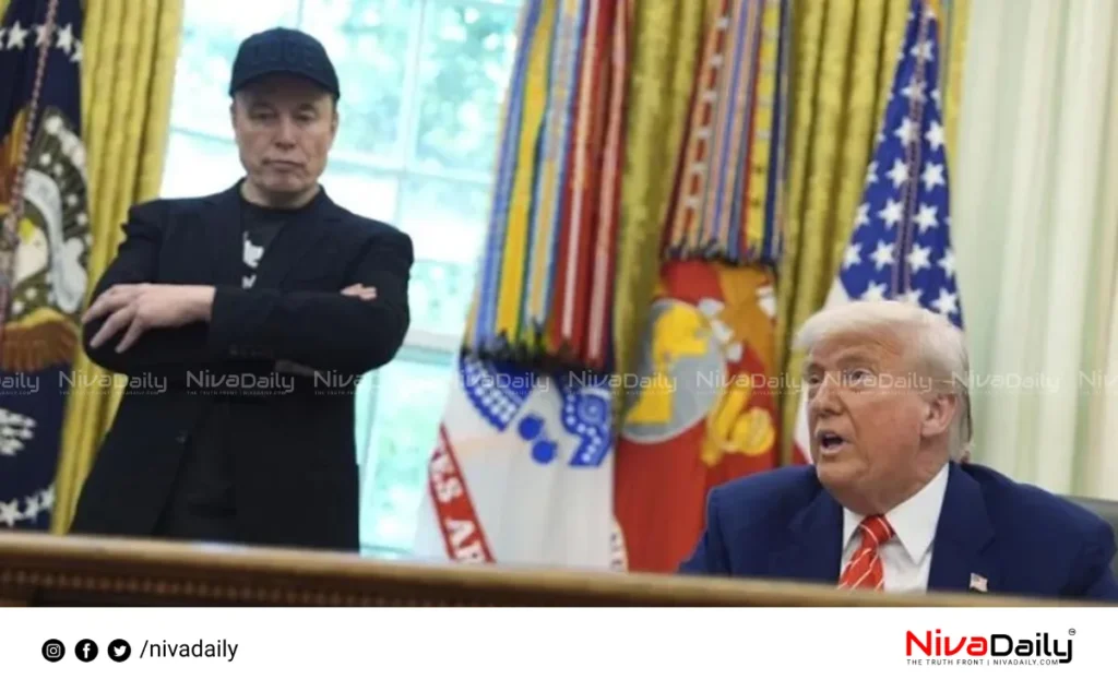 Trump Musk feud