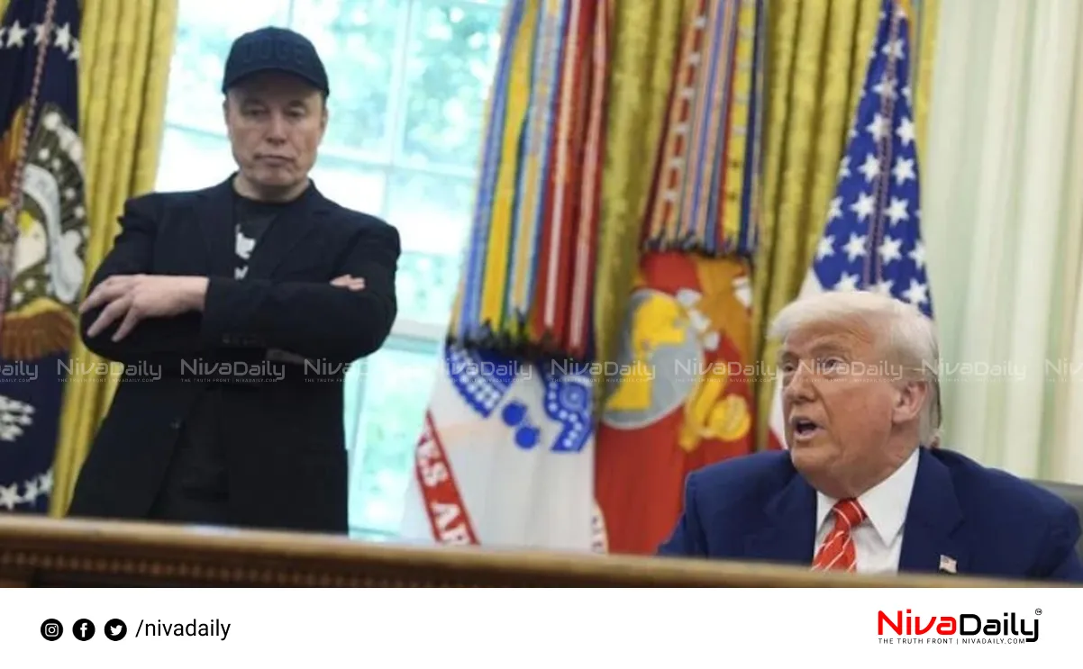 Trump Musk feud