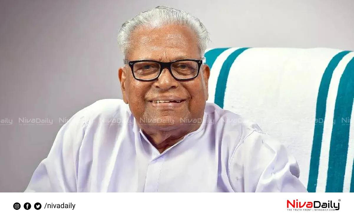 VS Achuthanandan health