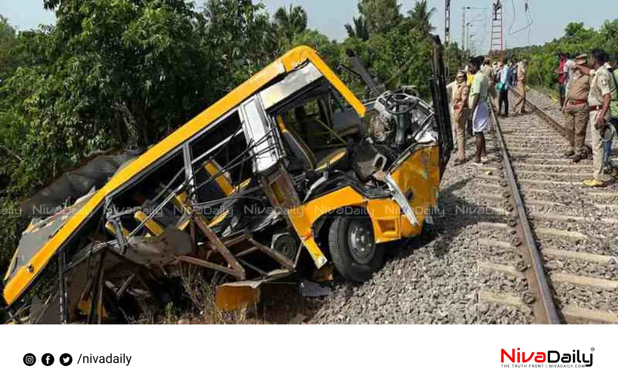 Train-Bus Accident