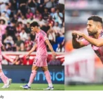 Lionel Messi scores