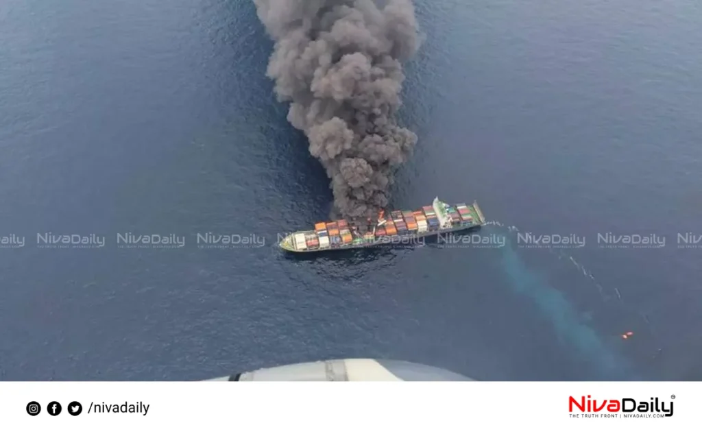 Wan Hai ship fire